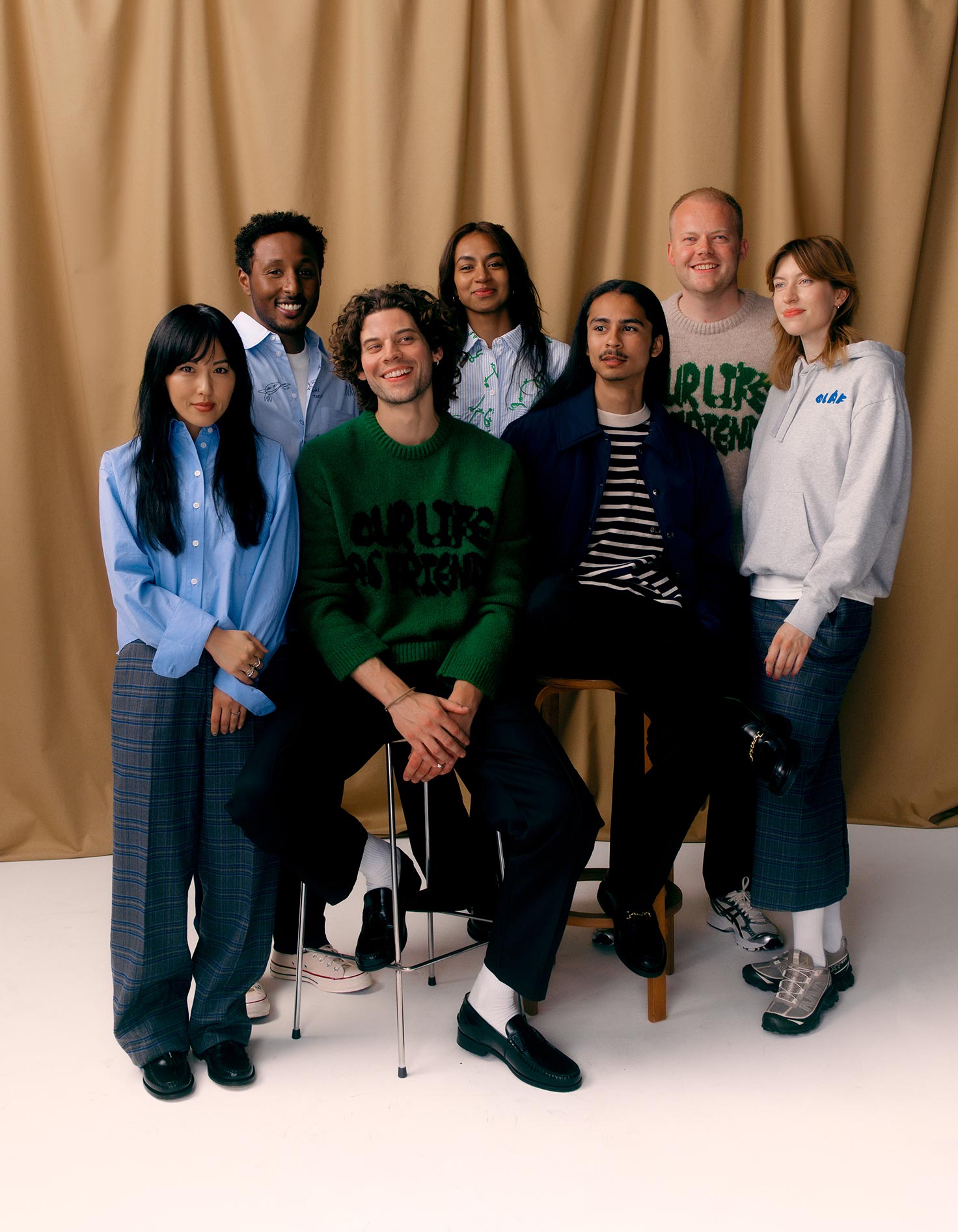 OLAF merk creative team in fotostudio
