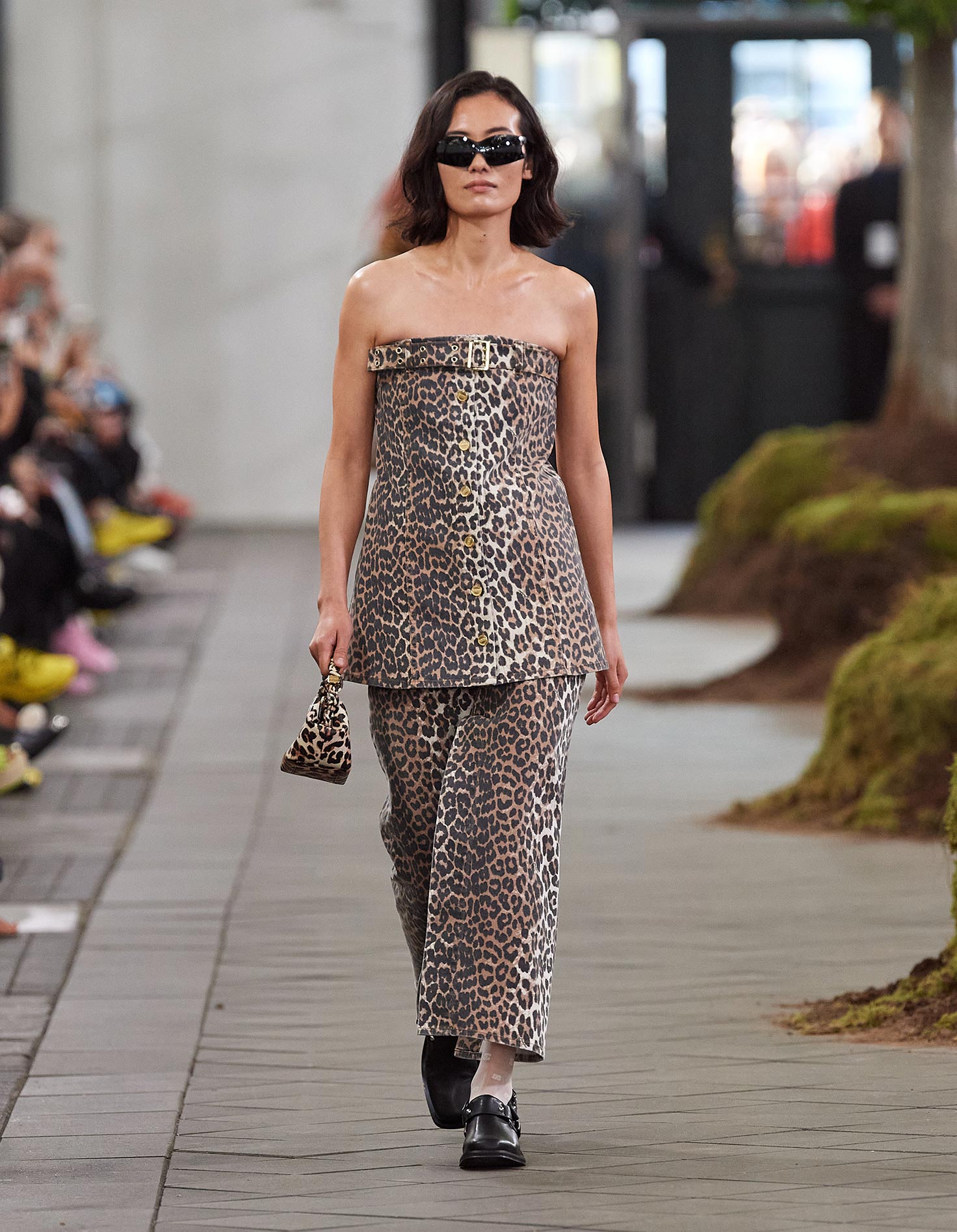 top en broek met dierenprint