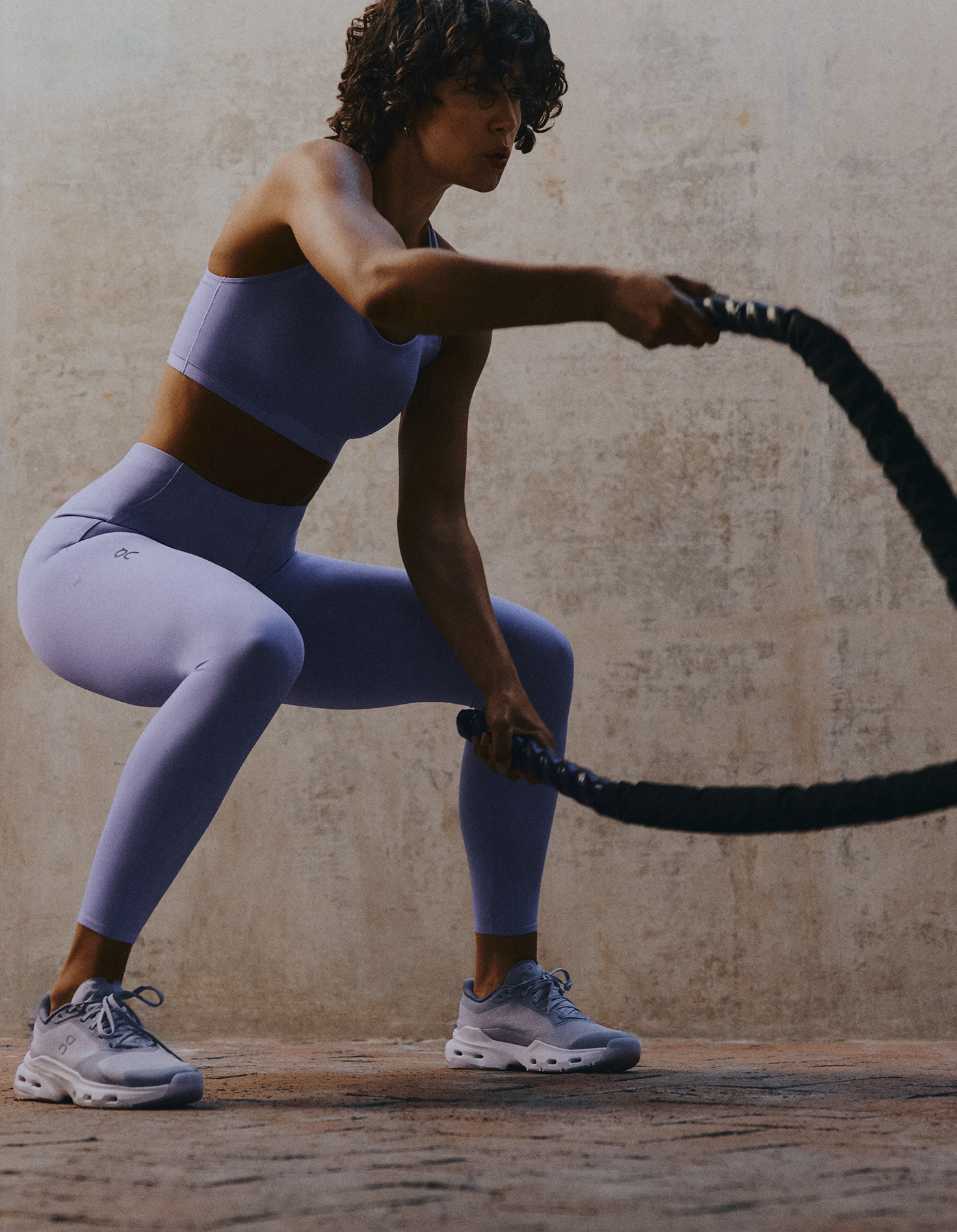 Lichtblauwe On sport outfit
