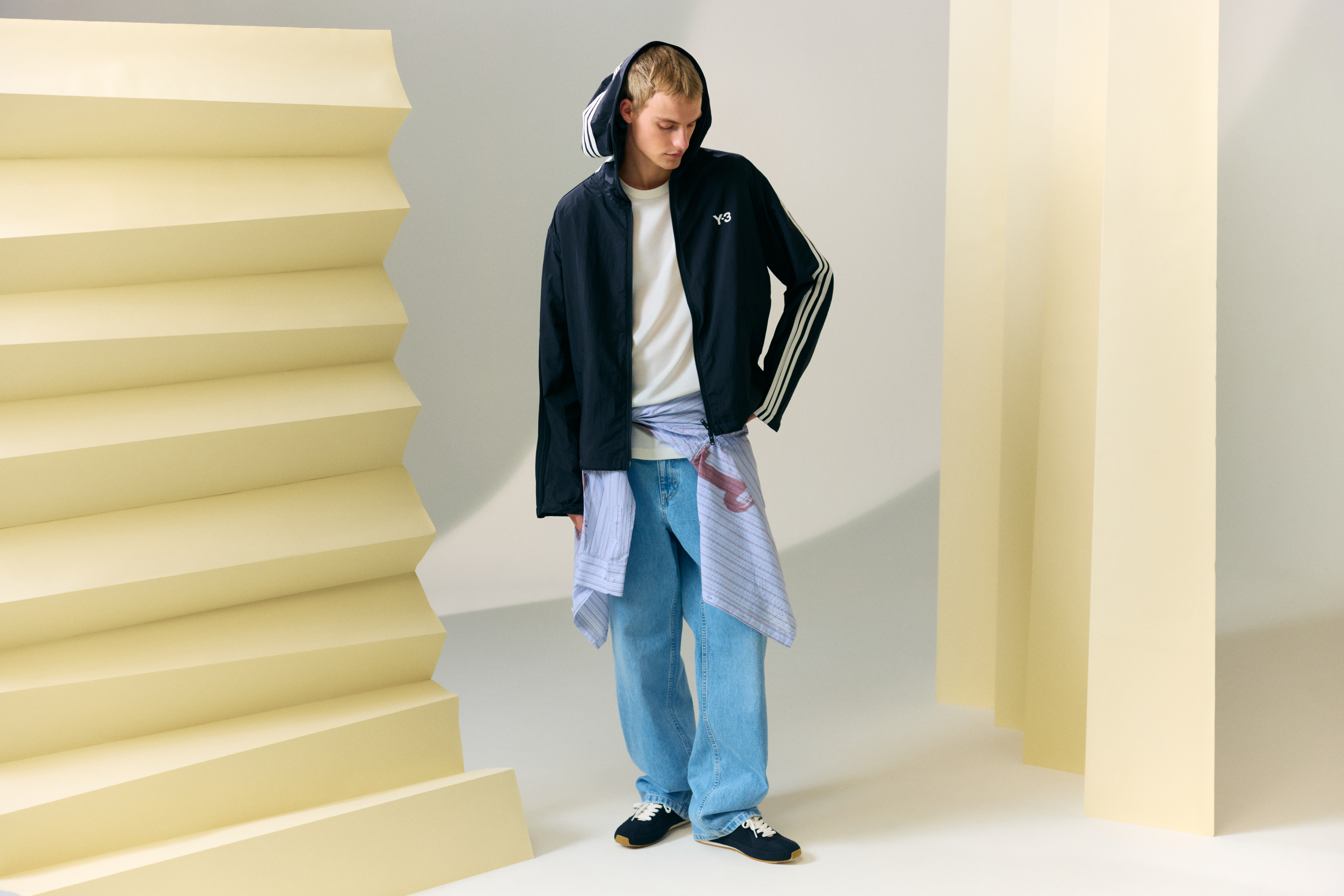 Retro sportief jack van Y-3