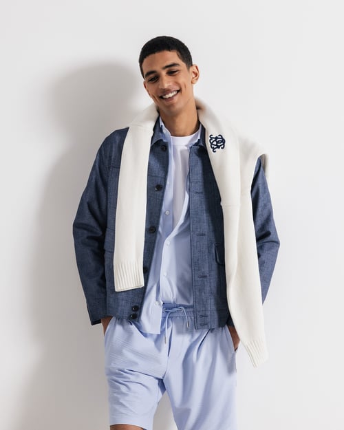 Blauwe co-ord van Reiss