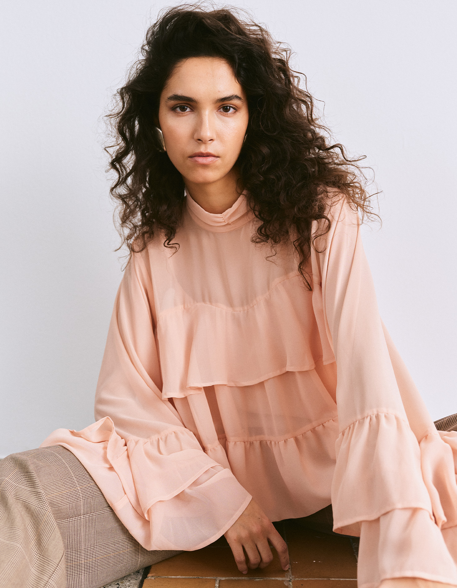 Roze Gestuz blouse
