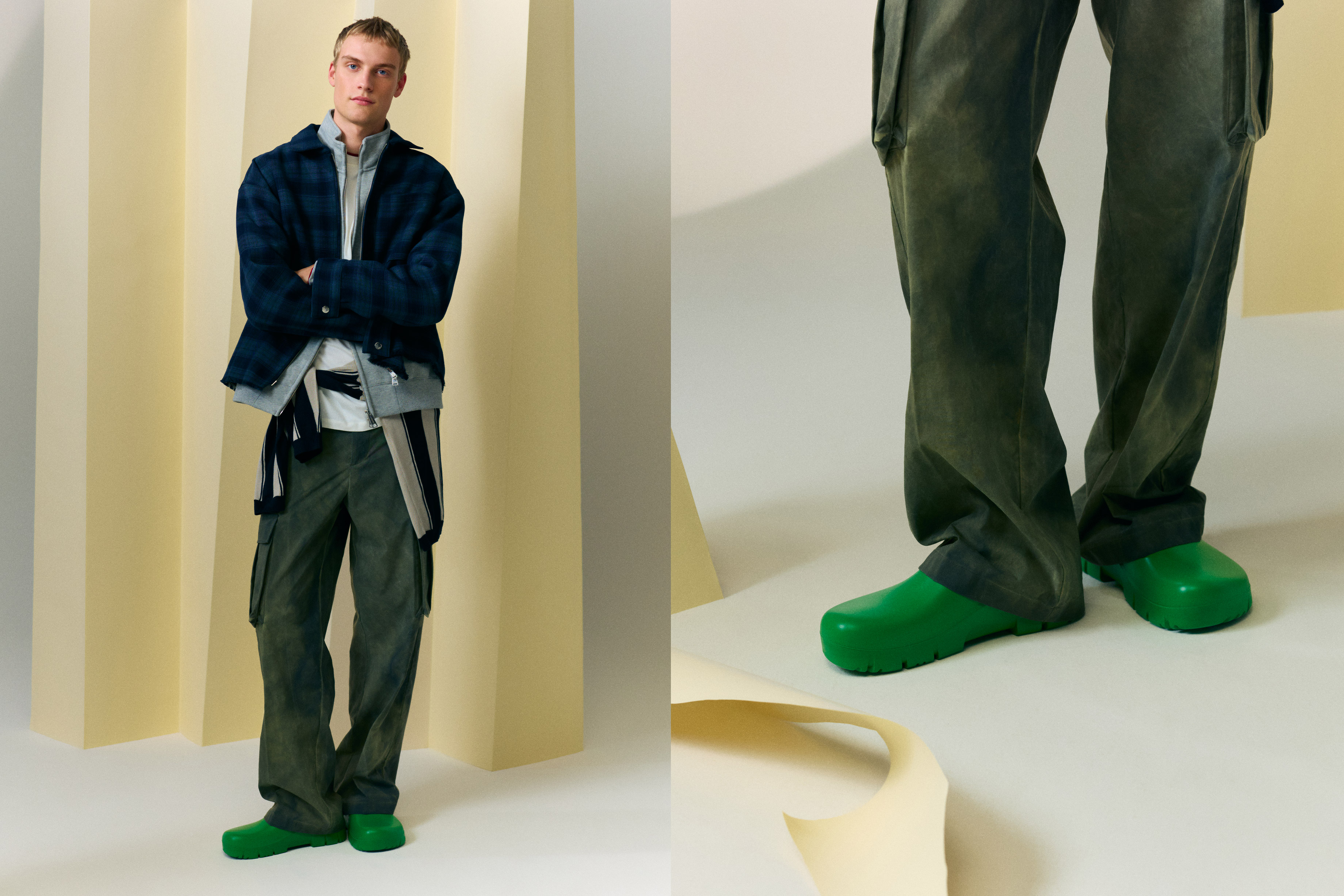 Birkenstock neon groene instappers