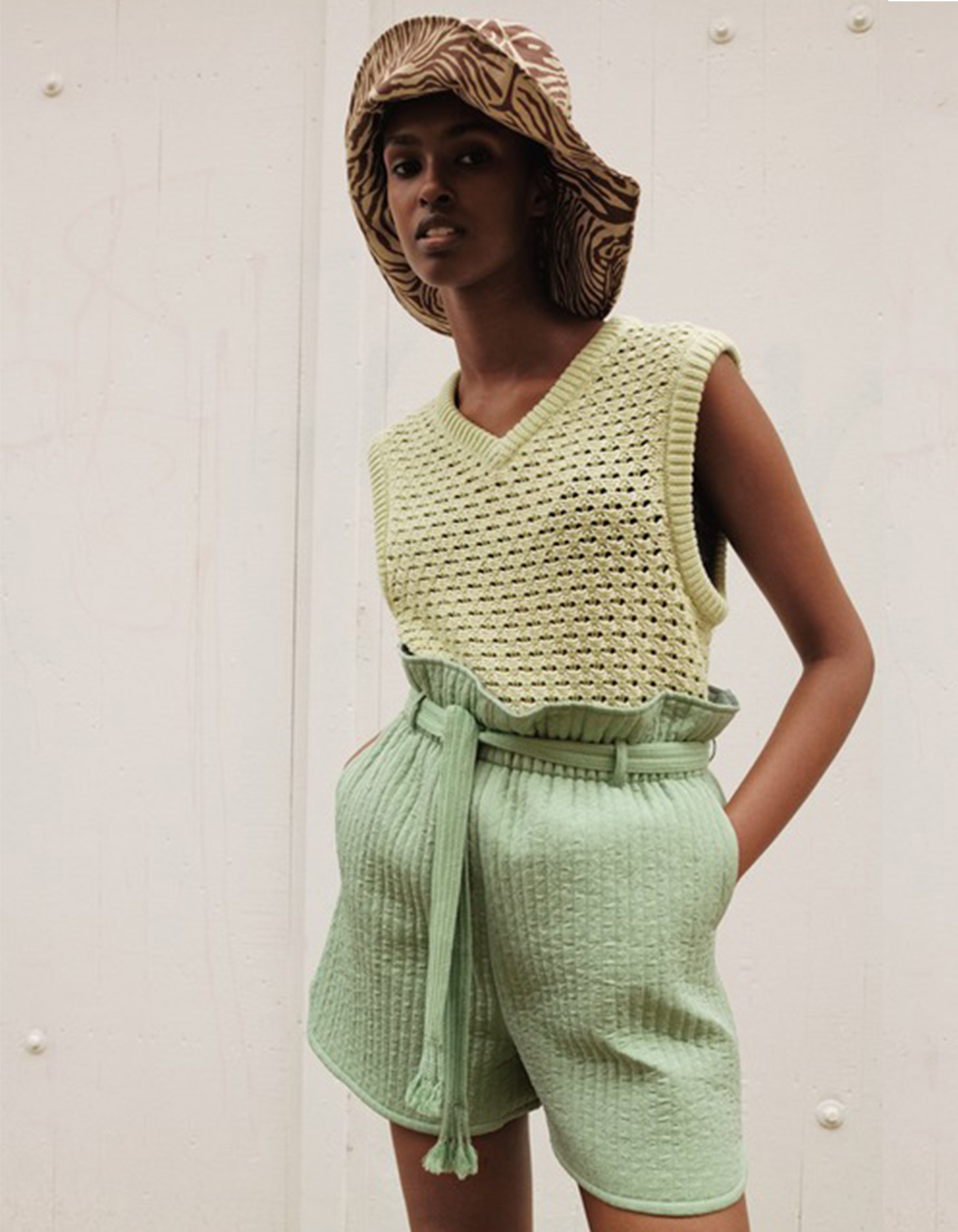 groene spencer dames