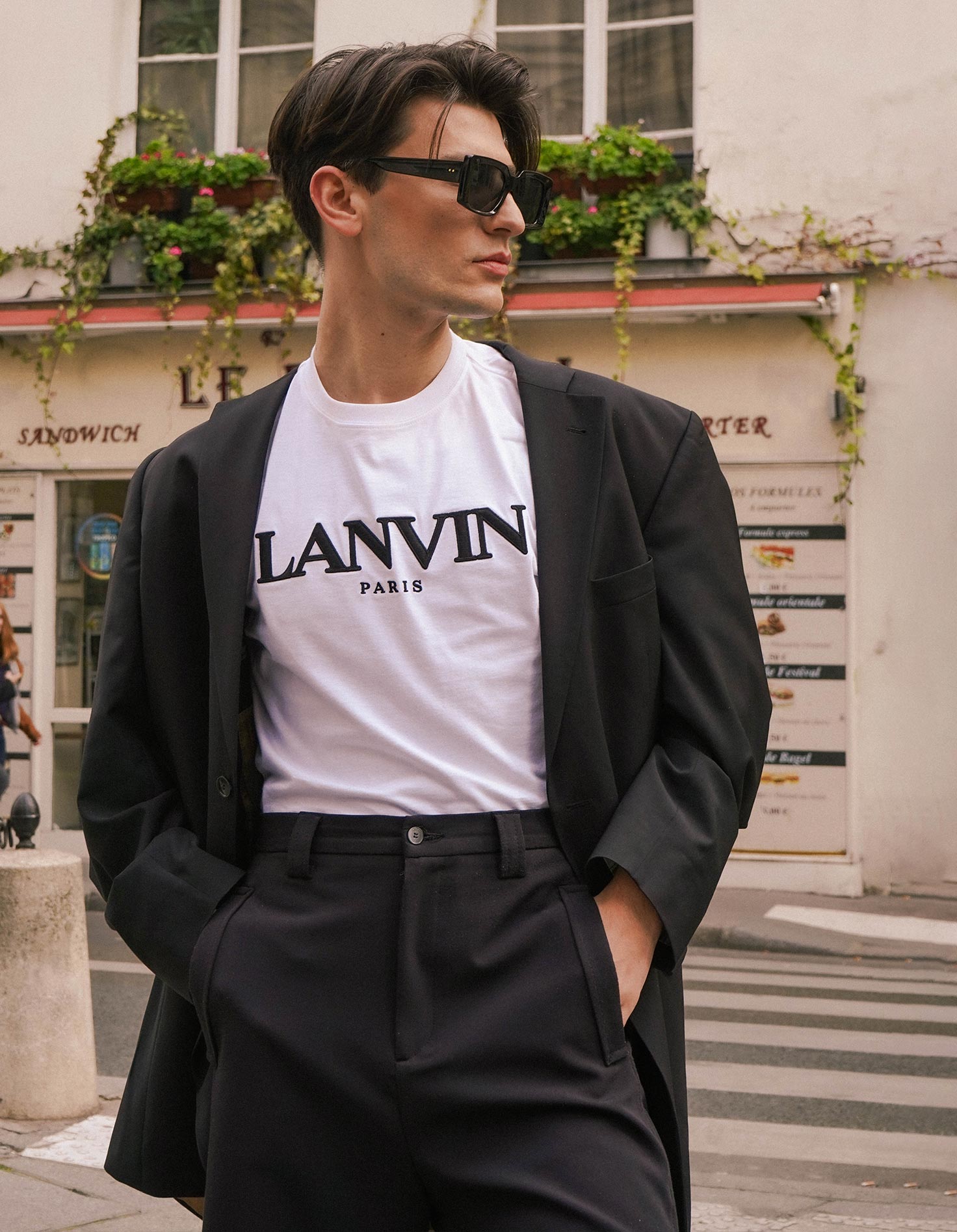 mannen streetstyle look parijs