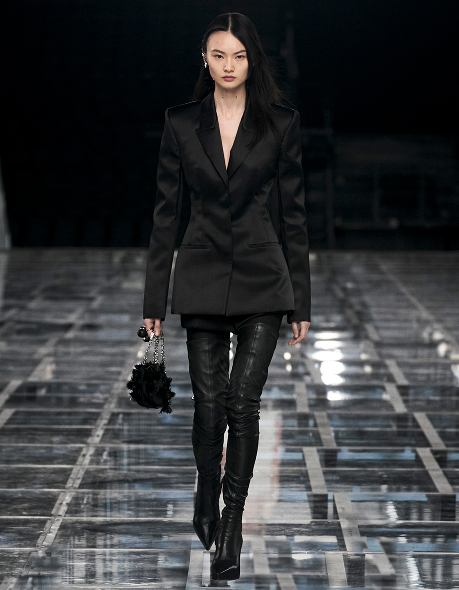 zwarte blazerjurk givenchy
