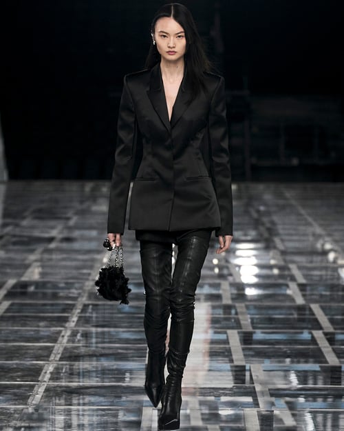 zwarte blazerjurk givenchy