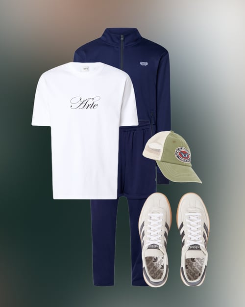 Collage fanatieke kleding