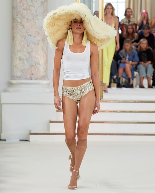 gele look rotate catwalk copenhagen fashion week