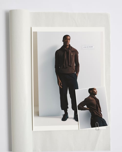 Reiss schipperstrui met bruine chino