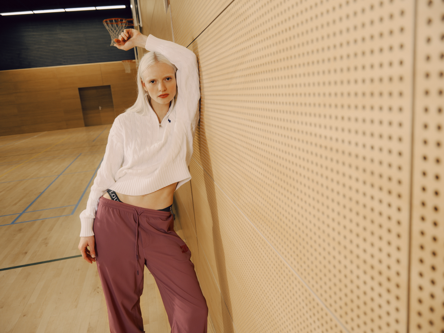 preppy athleisure outfit