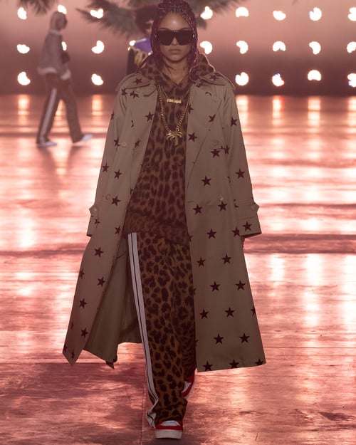palm angels trenchcoat catwalk