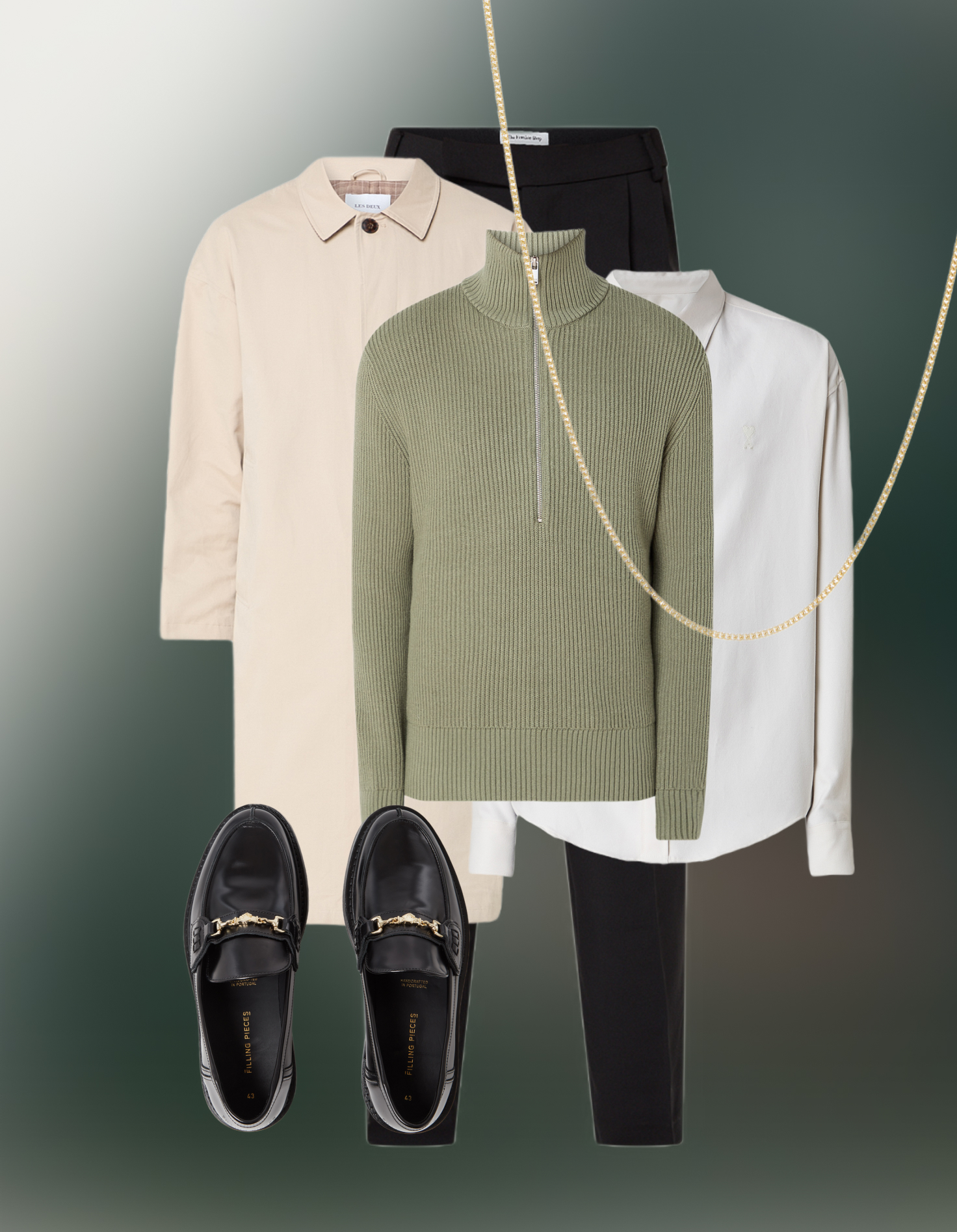 Collage chique kleding