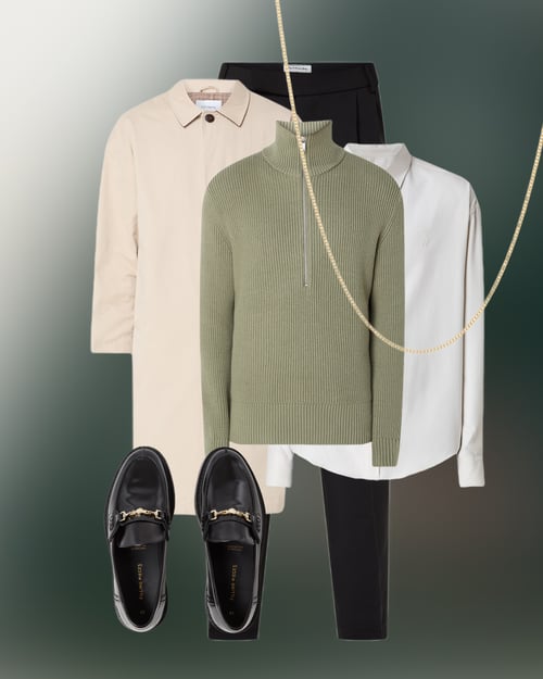 Collage chique kleding