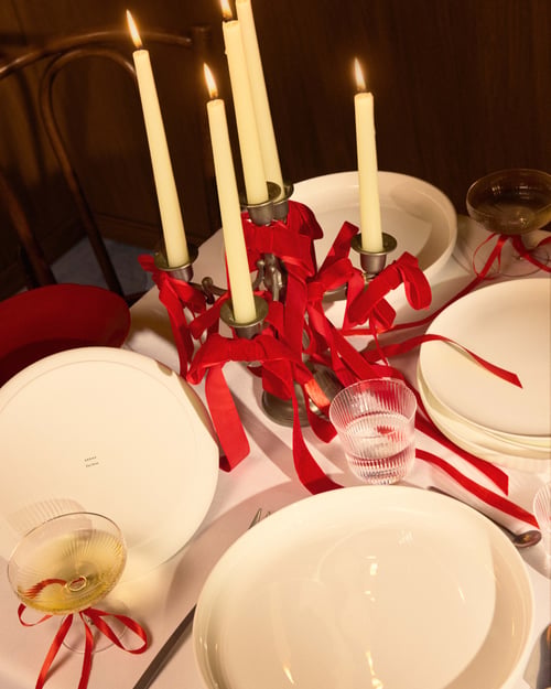 Feestelijke eettafel met Villeroy en Boch servies